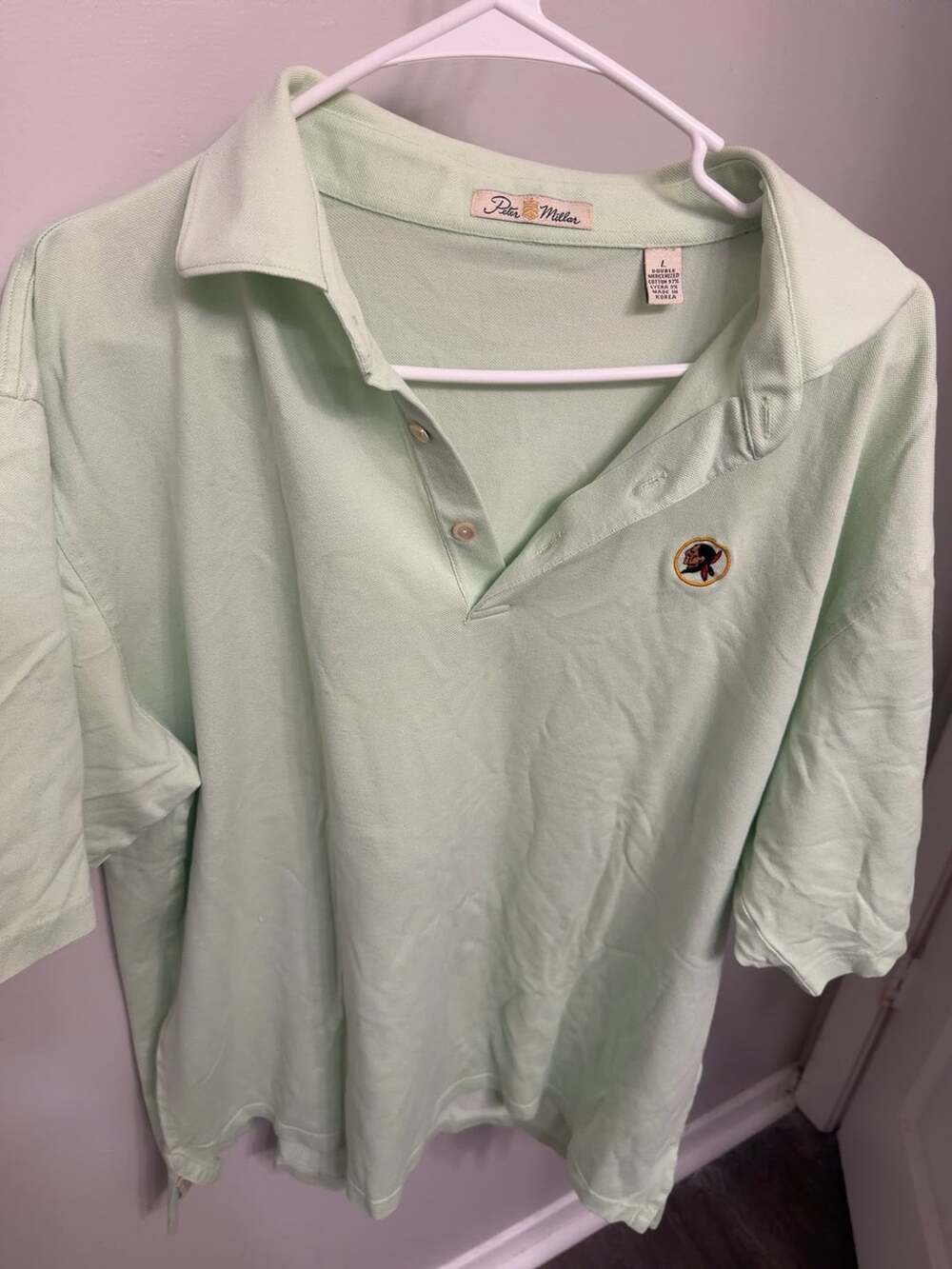 Peter Millar Seminole Golf Club Men’s Large Double Mercerized Cotton Polo